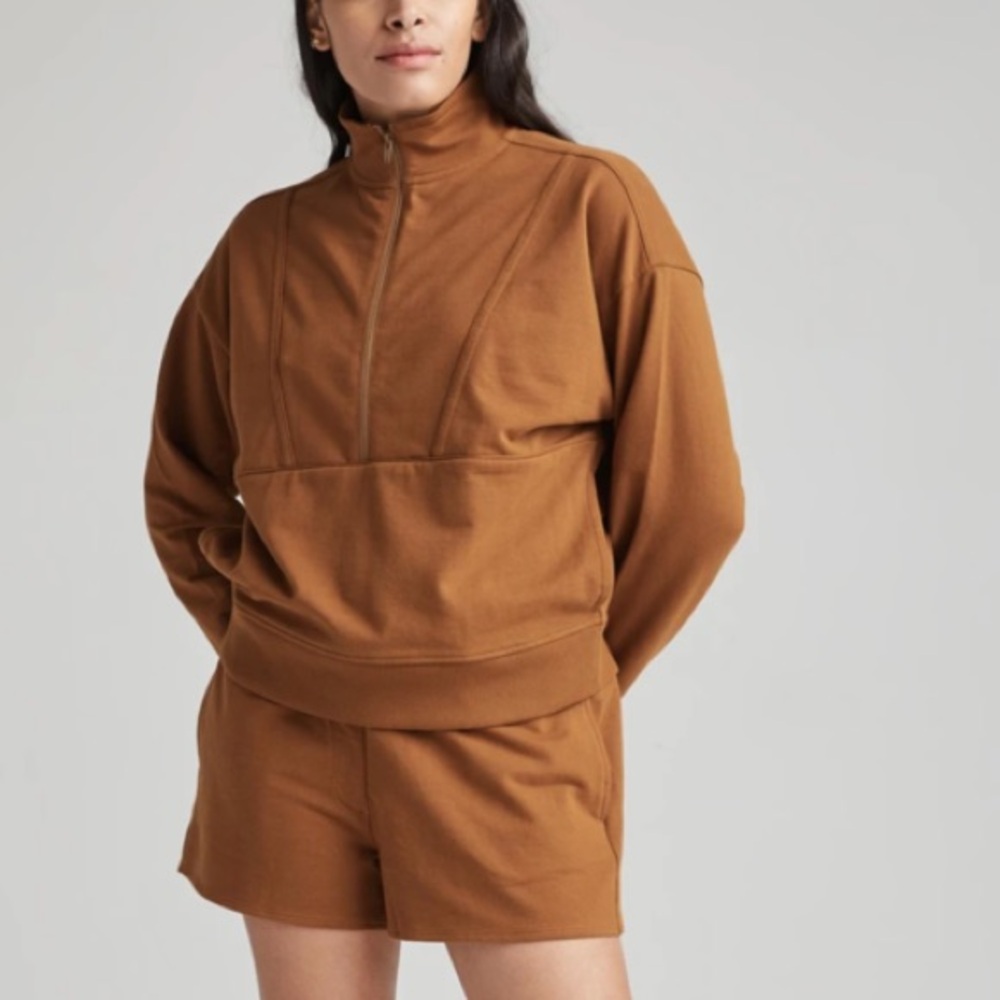 Richer Poorer Terry Half Zip Pullover - Picture 2 of 8